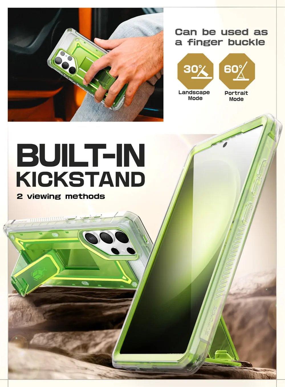 Samsung Galaxy S24 Ultra Case - Supcase UB Pro Full Body Dual Layer Protective Cover with Kickstand | Shockproof & Drop Protection for Everyday Use & Outdoor Activities