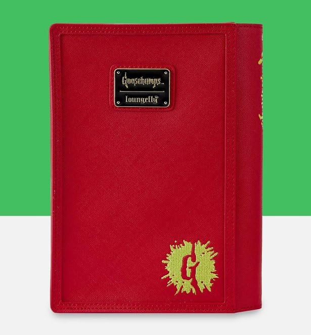 Loungefly Goosebumps Slappy Book Cover Crossbody Bag - Horror Themed Purse for Halloween, Cosplay & Book Lovers - Perfect for Conventions, Trick or Treat & Horror Movie Nights