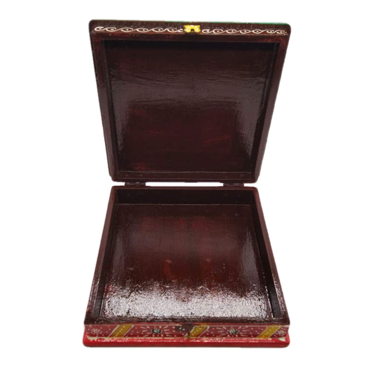 Handmade Jewelry Organizer Box - Premium Wooden Jewelry Storage Case for Women | Award-Winning Indian Artisan Crafted | Perfect for Travel, Home Decor & Gift Giving