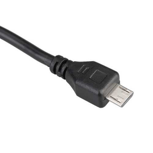 High-Speed Black Micro USB Cable for Tablet, PC, and Smartphone - Perfect for Charging & Data Transfer at Home, Office, or Travel