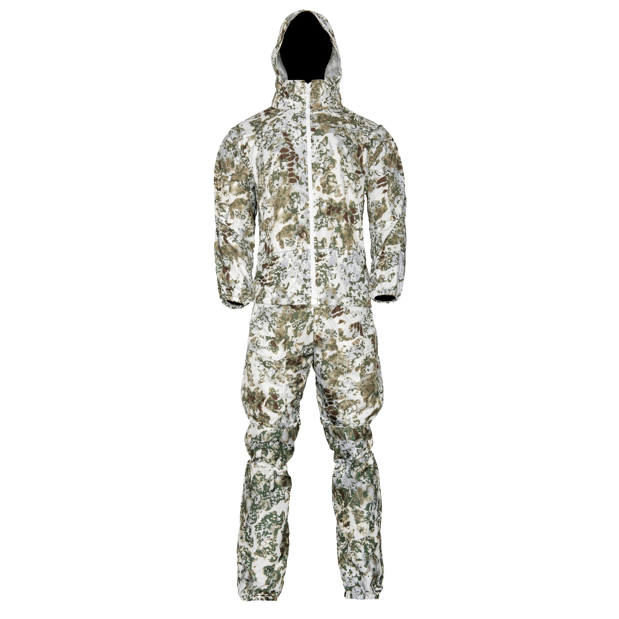 Kryptek Wraith Camo Overwhites - Premium Hunting Snow Camouflage Suit for Winter Tactical Gear | Ideal for Snowy Terrain Hunting & Military Operations