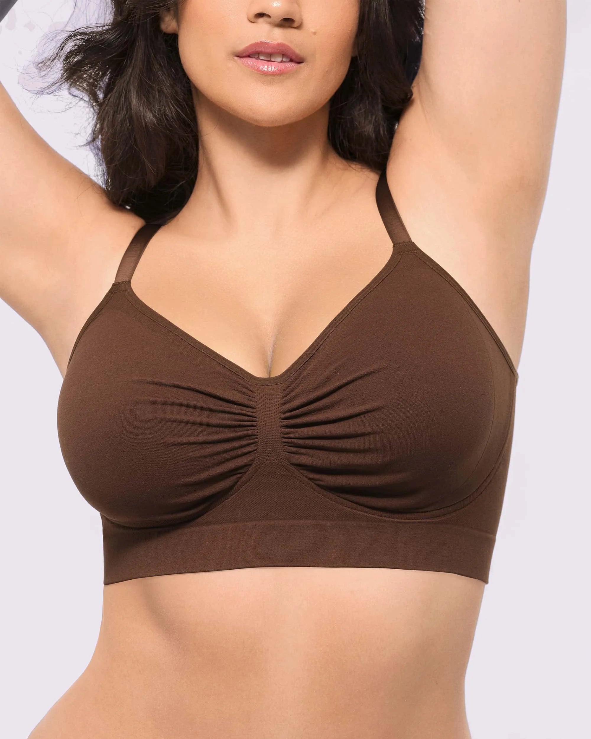Wireless Comfort Bra - Seamless Unlined Support for Everyday Wear - Perfect for Yoga, Workouts, and Lounge Wear