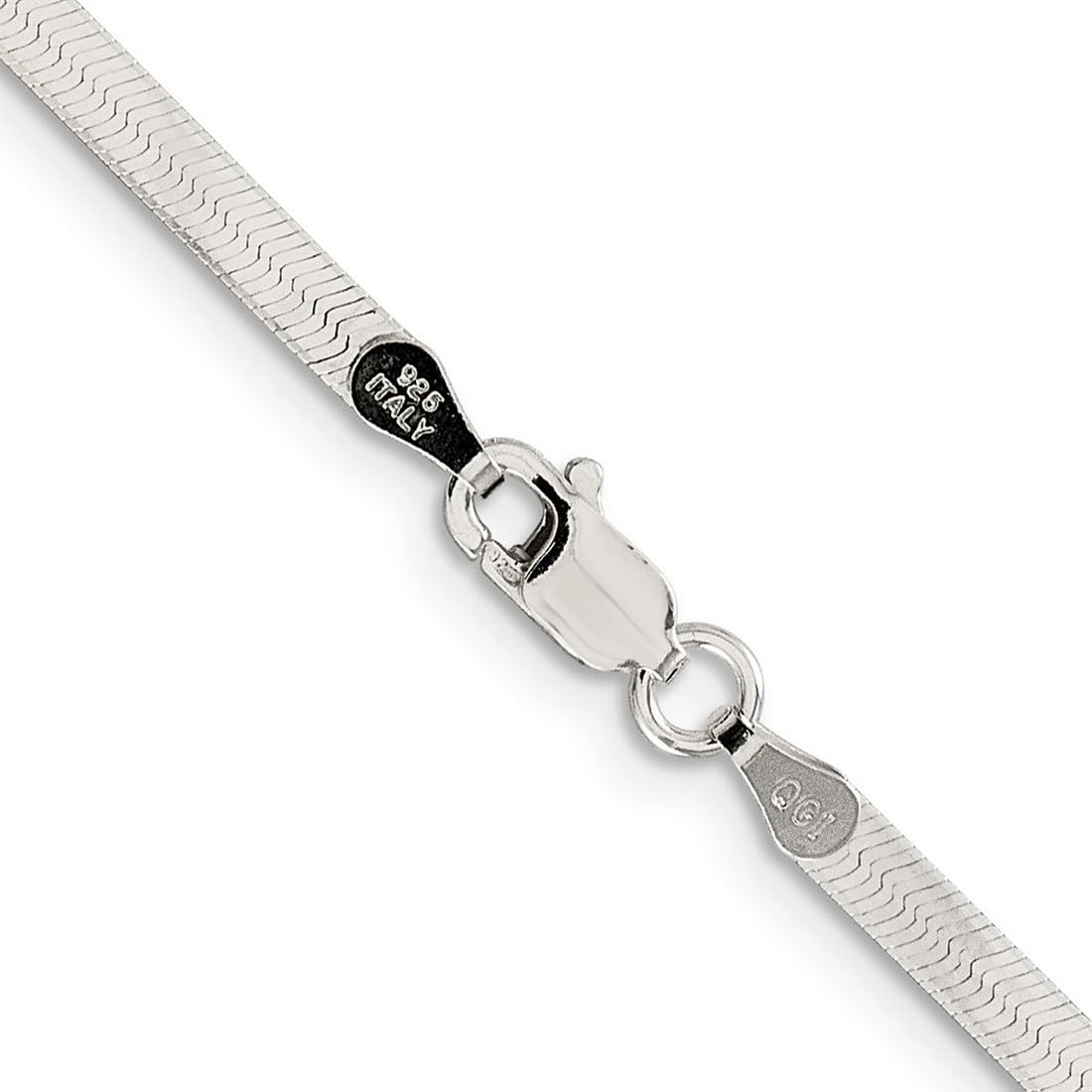 925 Sterling Silver Magic Herringbone Chain Necklace for Women & Men - Adjustable Lengths 16