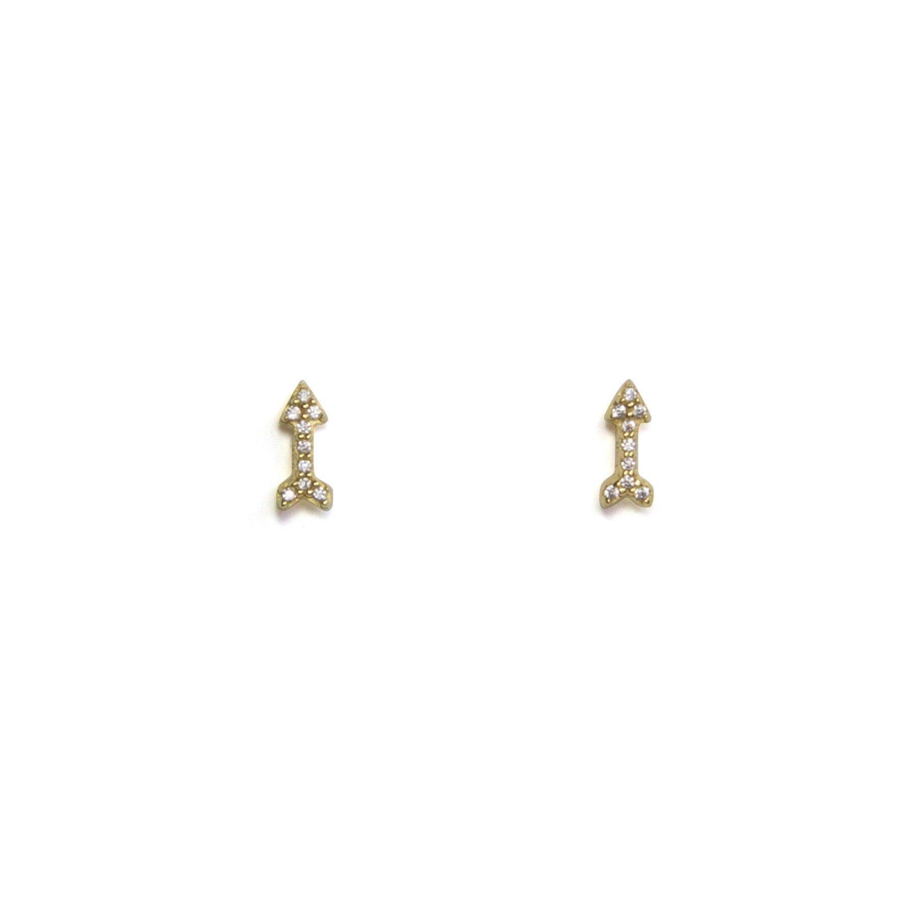 Sparkle Arrow Stud Earrings for Women - Elegant Cubic Zirconia Dangle Earrings for Party, Wedding & Everyday Wear