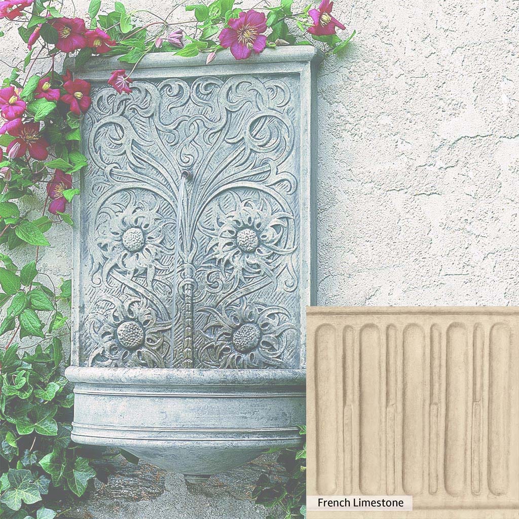 Campania International Sussex Wall Fountain - Outdoor Garden Water Feature for Patio, Yard, and Landscape Decor