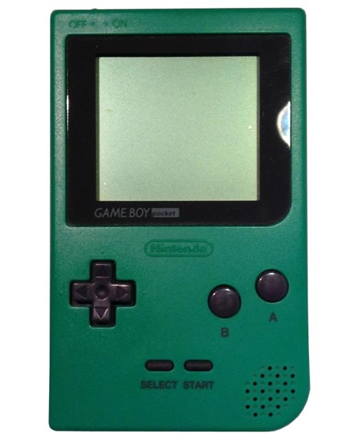 Original Game Boy Pocket Green - Retro Handheld Gaming Console for Nintendo Enthusiasts | Perfect for Collectors & Classic Gaming on the Go