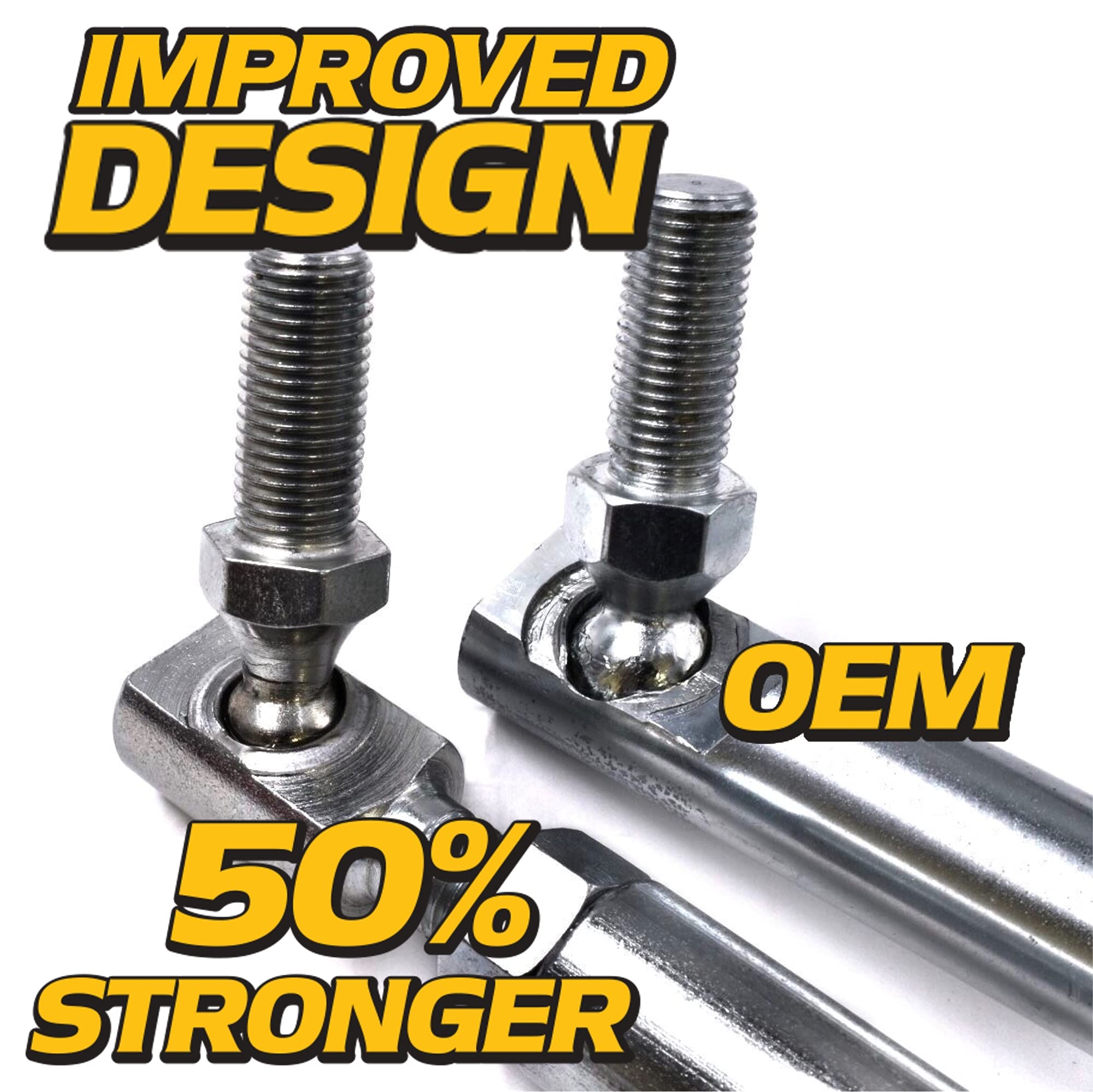 HD Switch - Adjustable LH/RH Steering Drag Link Set for Snapper Lawn & Garden Tractors - Replaces 705084 & 705085 - Includes Sector Gear Dust Caps - Perfect for Smooth Steering & Enhanced Durability in Lawn Mowing & Landscaping