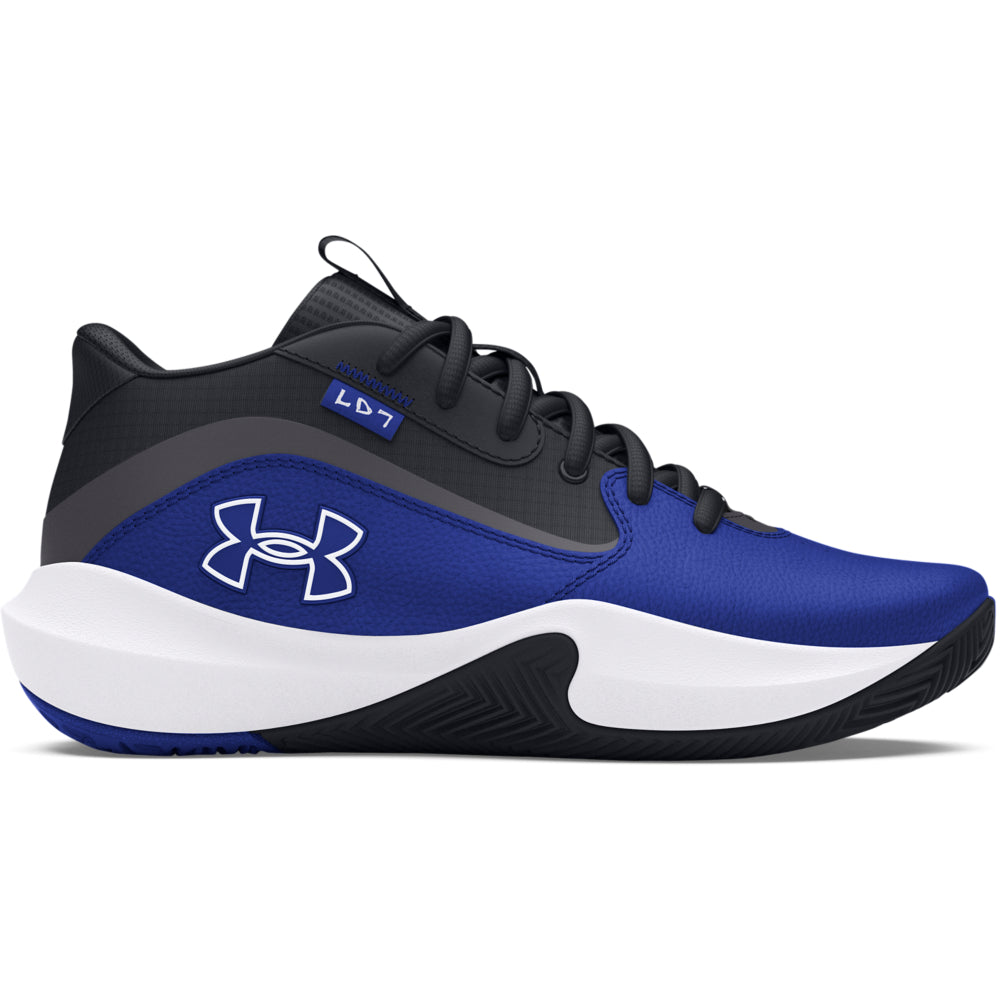 Under Armour Boys' Lockdown 7 Basketball Shoes - Youth High-Performance Sneakers for Court Play & Training | Perfect for School, Games & Outdoor Sports