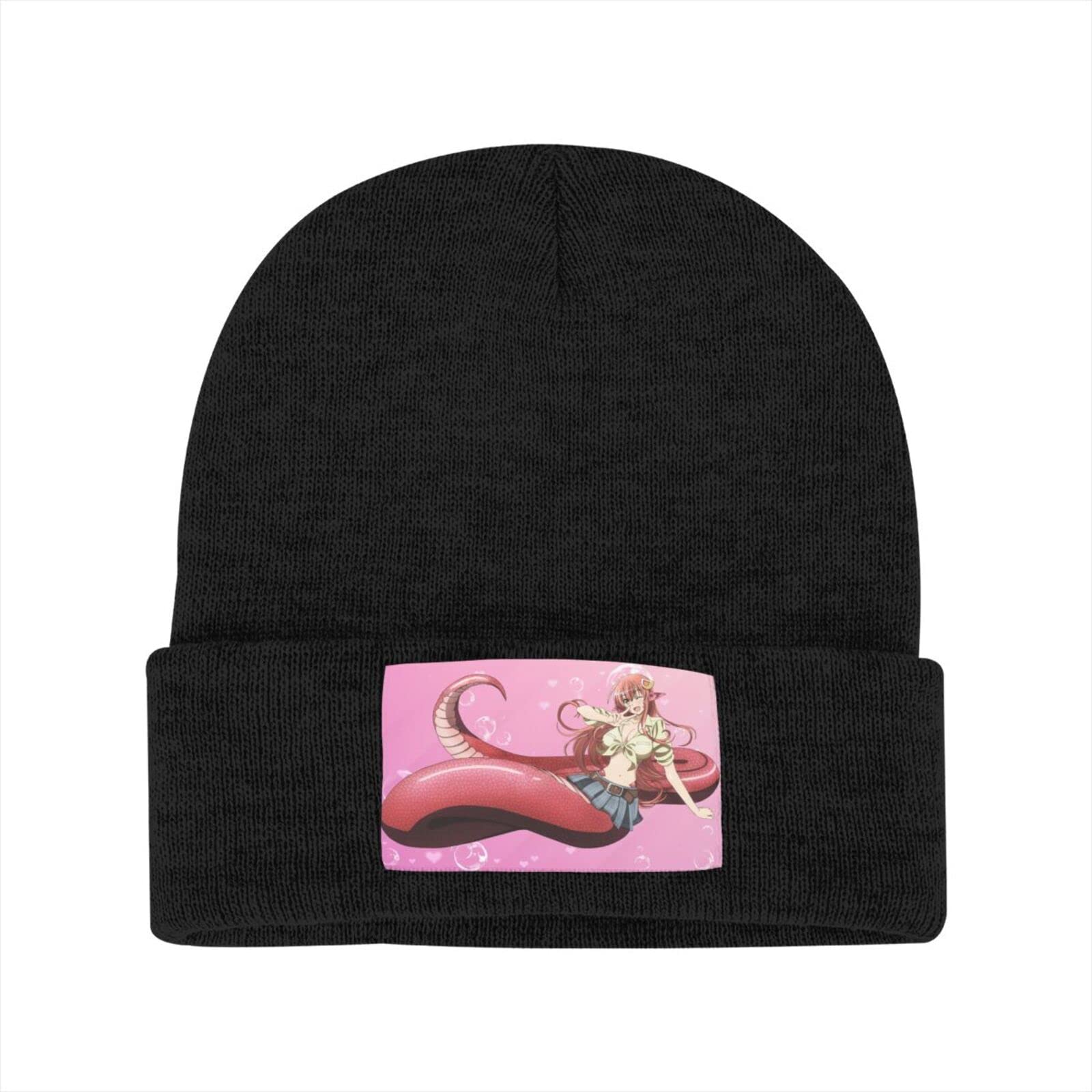 Unisex Monster Musume Miia Beanie Hat - Soft Embroidered Slouchy Knit Cap for Men & Women | Warm Winter Hat for Outdoor Activities, Cosplay & Anime Enthusiasts