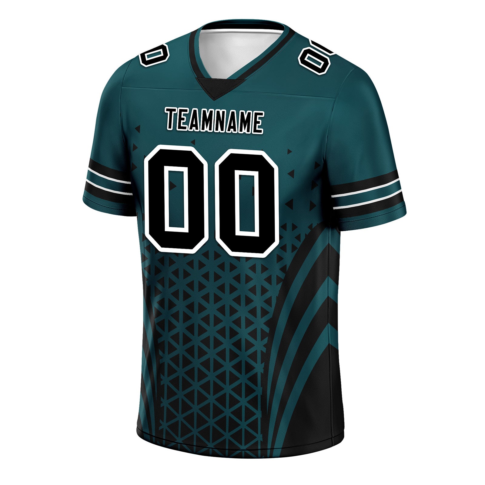 Custom Green & White Pennsylvania Personalized Authentic Football Jersey FBJ02 D023033 - Perfect for Game Day, Tailgating & Fan Apparel Gifts