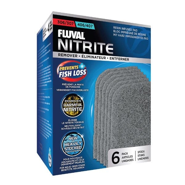 Fluval 306/406 & 307/407 Aquarium Filter Nitrite Remover Media - Reduce Harmful Nitrites for Freshwater & Saltwater Fish Tanks - Ideal for Home, Office, or Pet Store Aquariums
