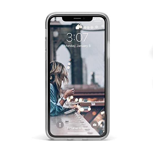 Casely iPhone X/XS Case - Light Blue Skies Marble Clouds Design | Slim Protective Phone Cover for Women & Men | Perfect for Work, Travel & Everyday Use