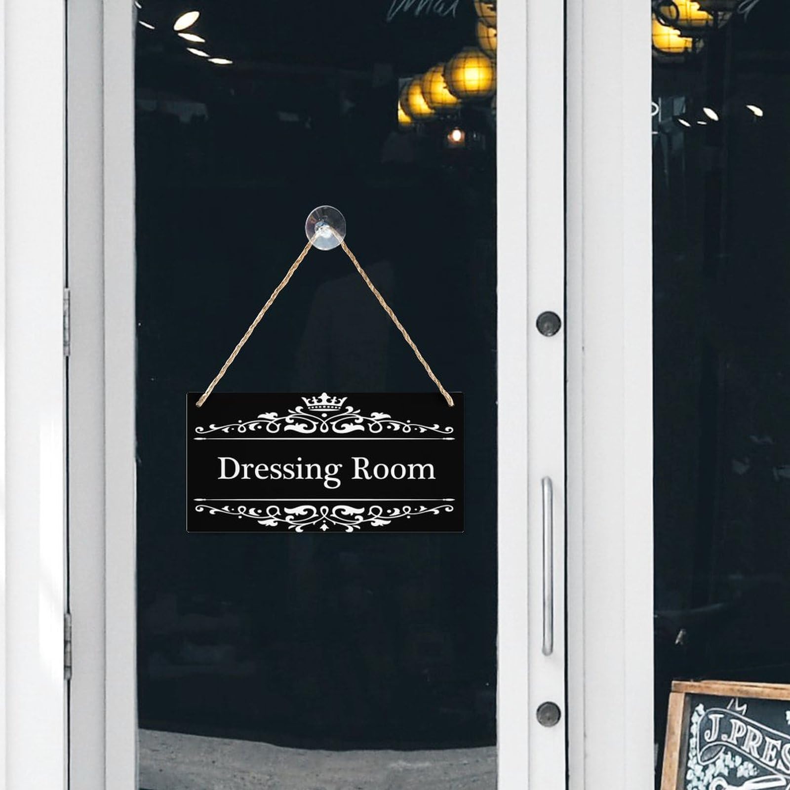 Elegant Dressing Room Sign - Handcrafted Wooden Wall Decor for Home & Bathroom, 6x12 Inches - Perfect for Bedroom, Closet, and Vanity Areas