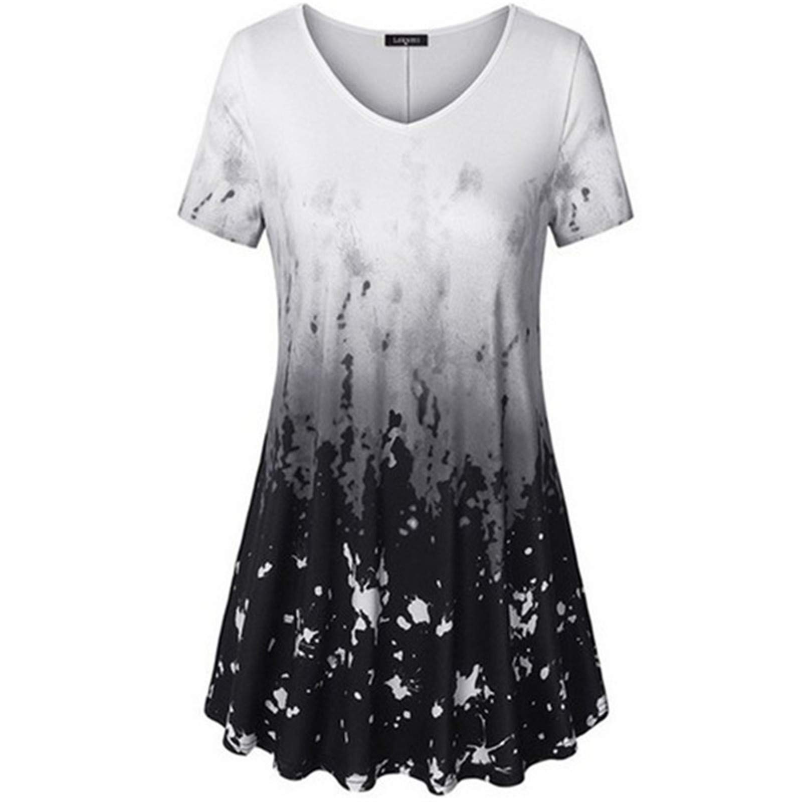 Women's Casual Short Sleeve T-Shirts - Oversized Loose Fit Gradient Color Summer Tops for Everyday Wear | Perfect for Beach, Vacation, and Casual Outings