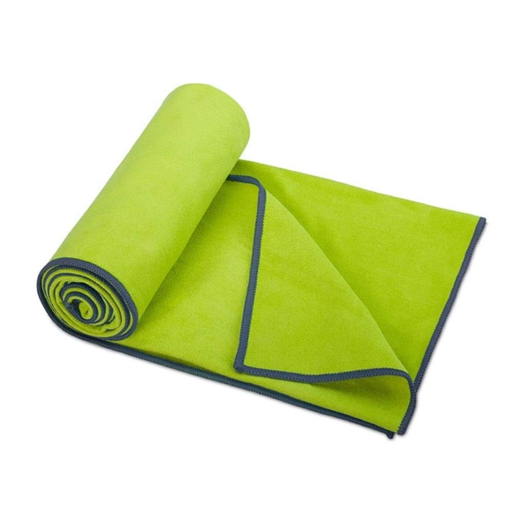 Premium Microfiber Gym Towel - Quick Dry Sports Towel for Workout, Yoga, Camping & Beach - Lightweight & Absorbent Travel Towel (Yellow) - Ideal for Fitness, Hiking & Outdoor Activities