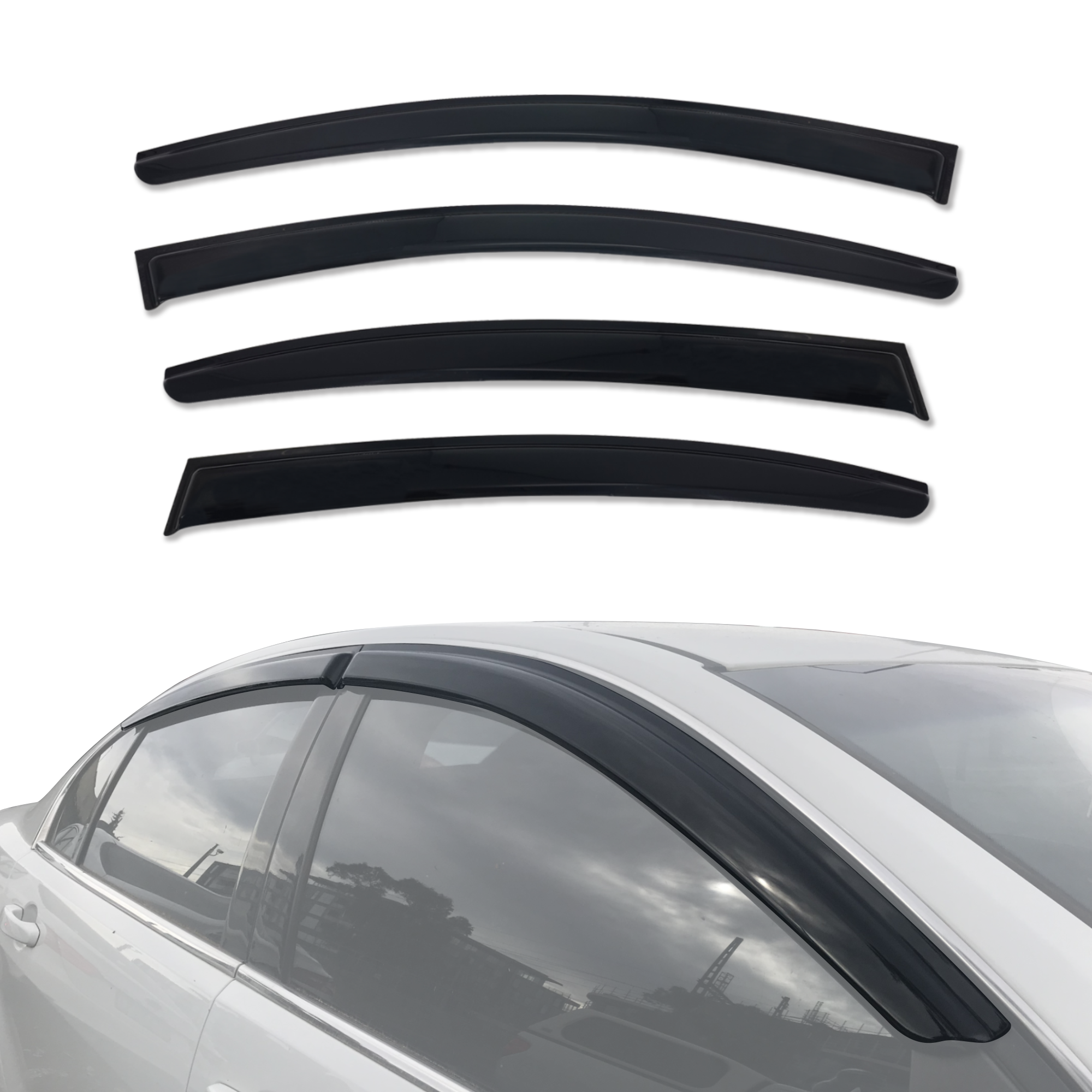 Premium Car Weather Shields for Holden Commodore VE VF Sedan (2006-2017) - UV Protection & Rain Deflectors for Enhanced Driving Comfort