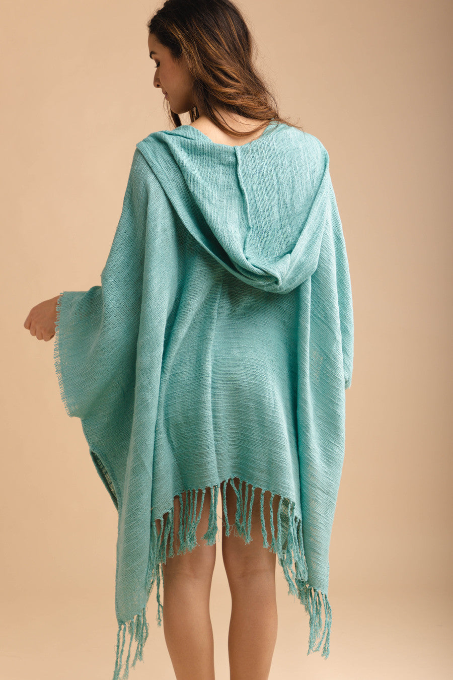 Lightweight Cotton Fringed Kimono Cover Up - Beachwear, Poolside, Summer Vacation & Boho Fashion Outfit