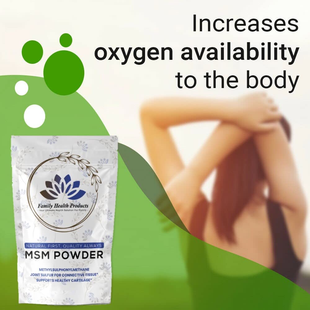 **Pure MSM Powder (Methylsulfonylmethane) 2lb Bulk - Supports Hair, Skin, Nails, Joint Flexibility & Detox - Energy Boost Supplement for Athletes & Wellness**    *(Ideal for Post-Workout Recovery, Joint Health, Glowing Skin & Natural Detoxification)*