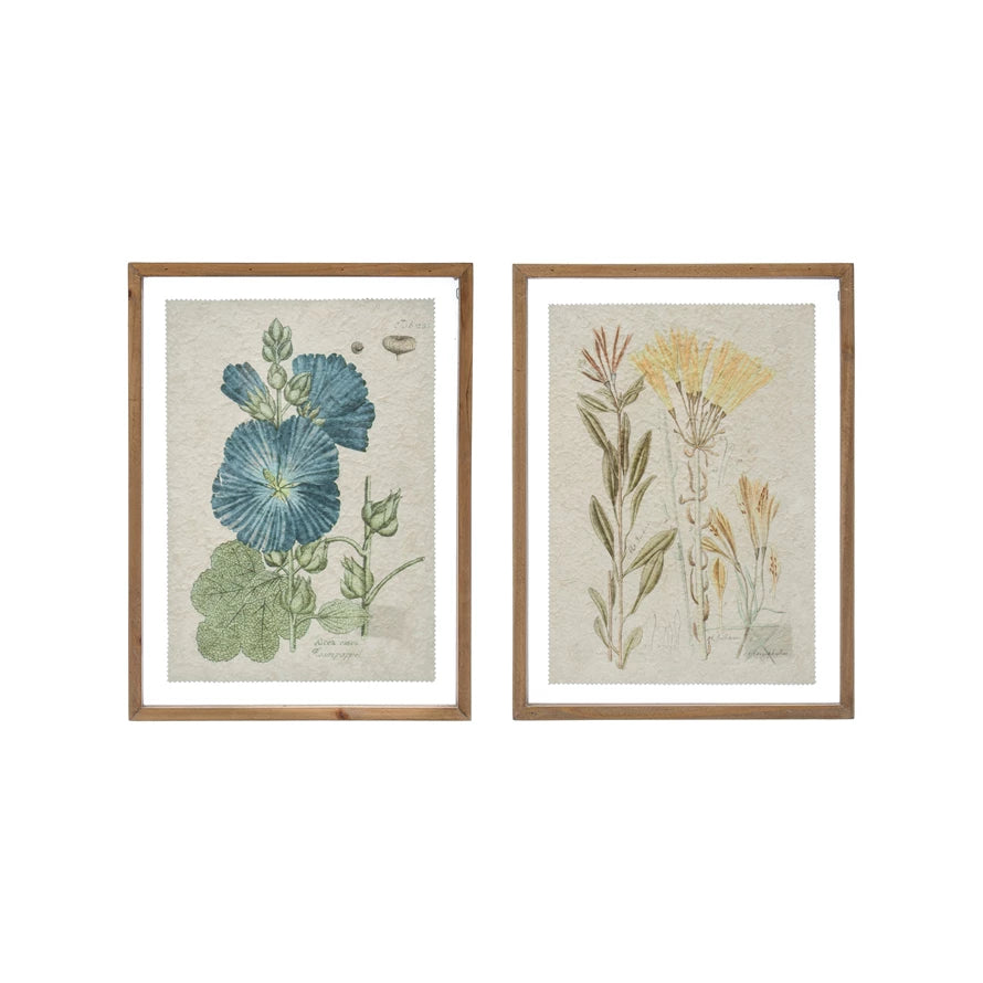 19x14 Floral Wall Art Decor - Handmade Canvas Painting for Living Room, Bedroom & Office Decor