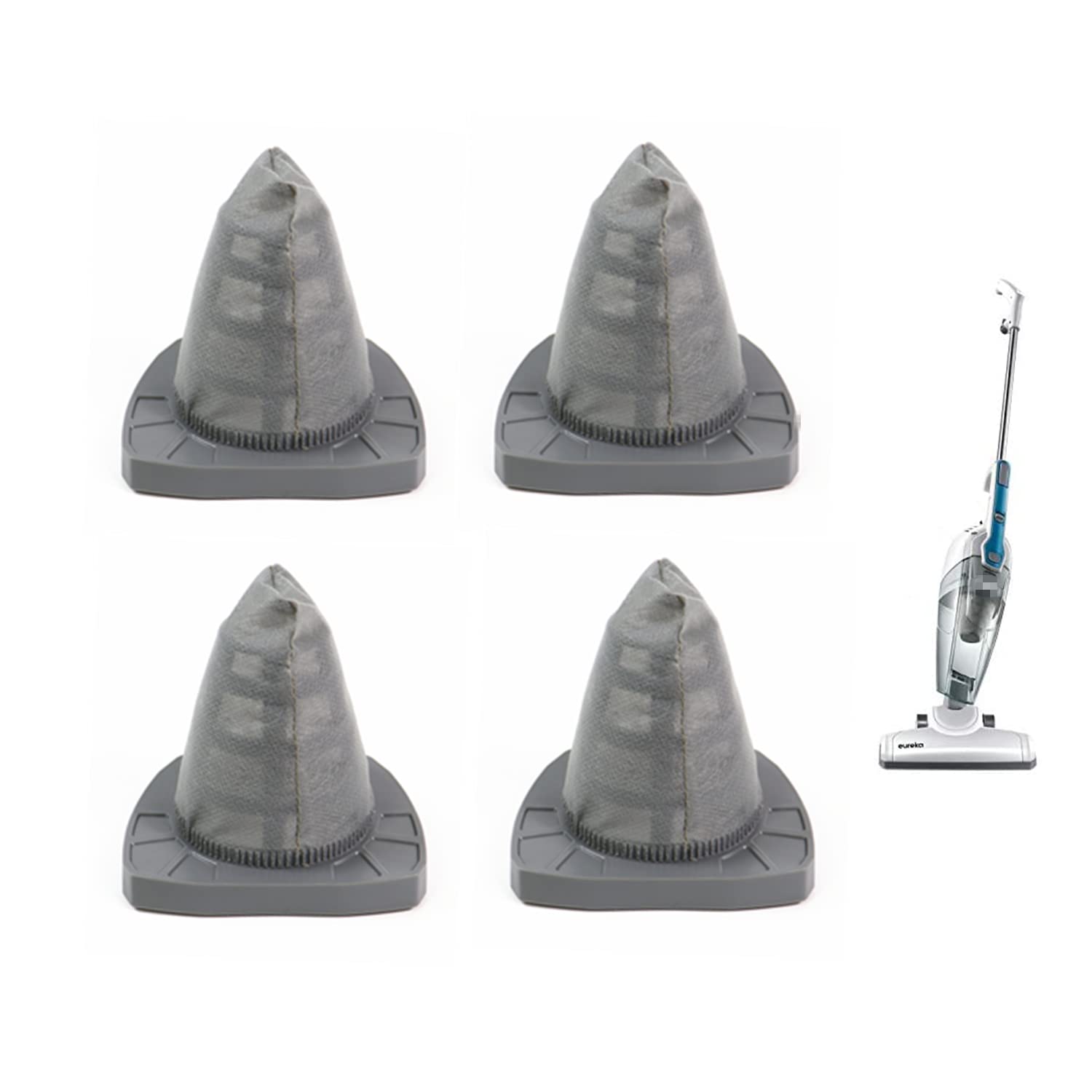 Eureka NES100 Vacuum Cleaner Replacement Filters (4-Pack) - Compatible with Eureka NES100 Lightweight Corded Stick Vacuum, Replaces Part #ST0107 - Perfect for Home Cleaning, Pet Hair Removal & Allergen Reduction