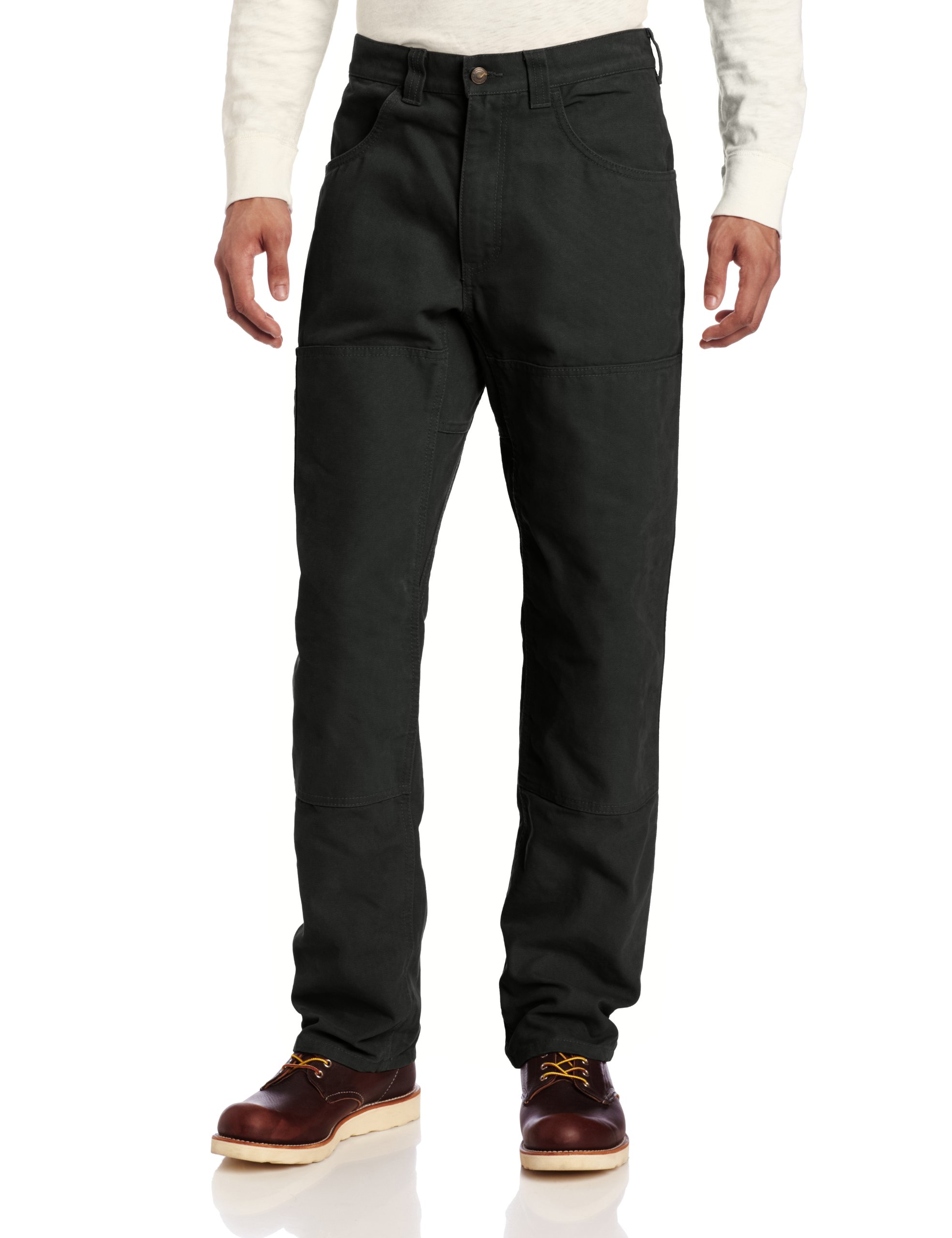 Arborwear Original Tree Climbers Pants - Heavy Duty Double Knee Work Pants for Men with Boot Cuff & Signature Utility Pocket - Durable Outdoor Workwear for Arborists, Landscapers & Construction Workers