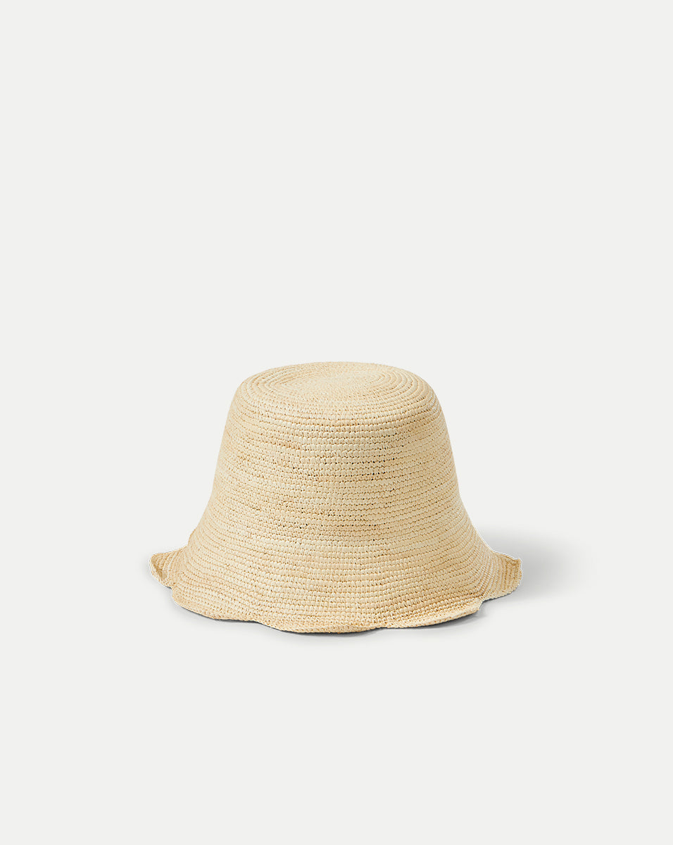Foldable Scallop Bucket Hat for Women & Men - UPF 50+ Sun Protection, Lightweight & Packable Summer Beach Hat for Travel, Hiking, and Outdoor Activities