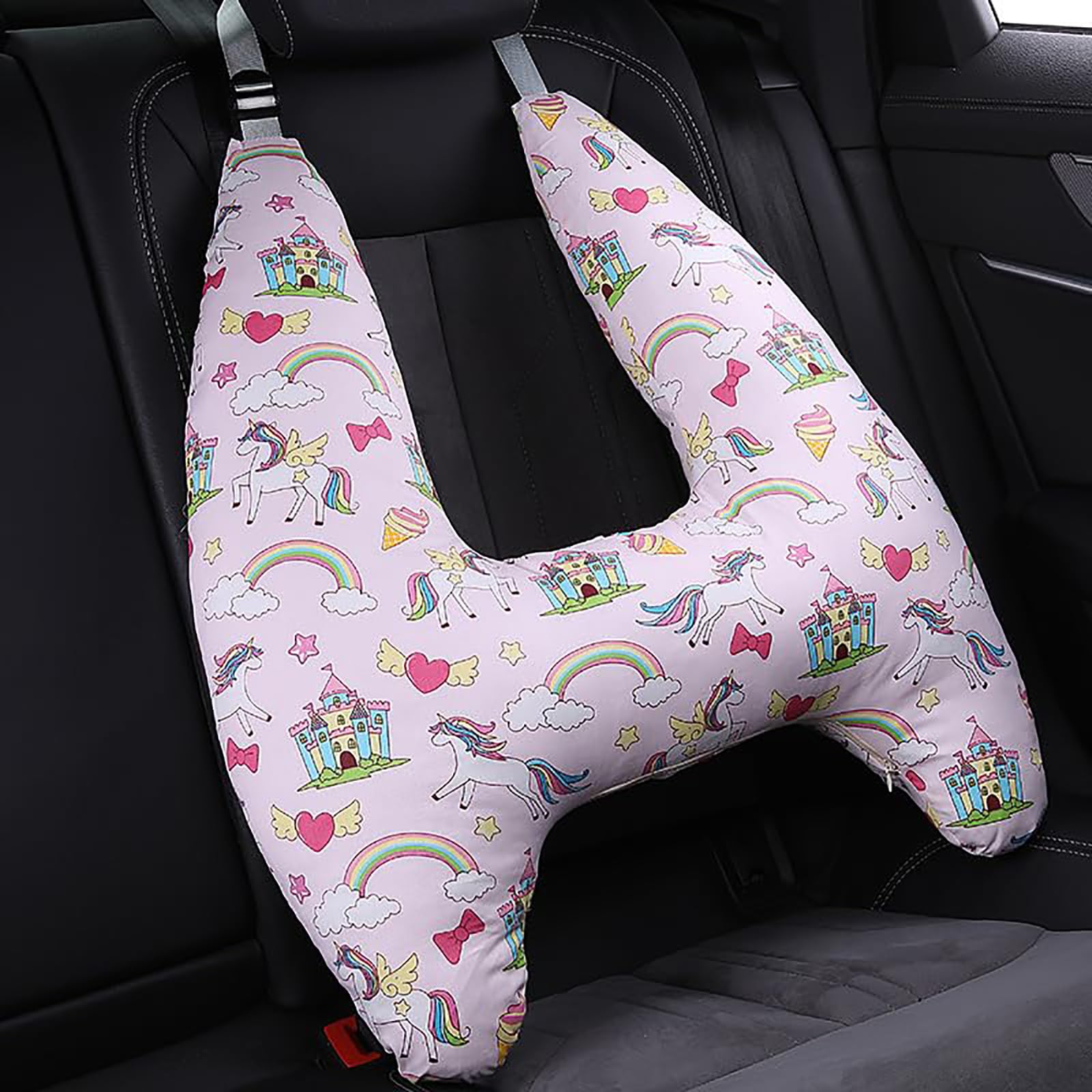 Ziyatrends Swiftcare™ H-Shape Travel Pillow for Kids & Adults - Comfortable Neck & Head Support for Car Sleeping, Airplane Travel & Road Trips - Cute H-Shaped Travel Pillow Cushion (Style H)