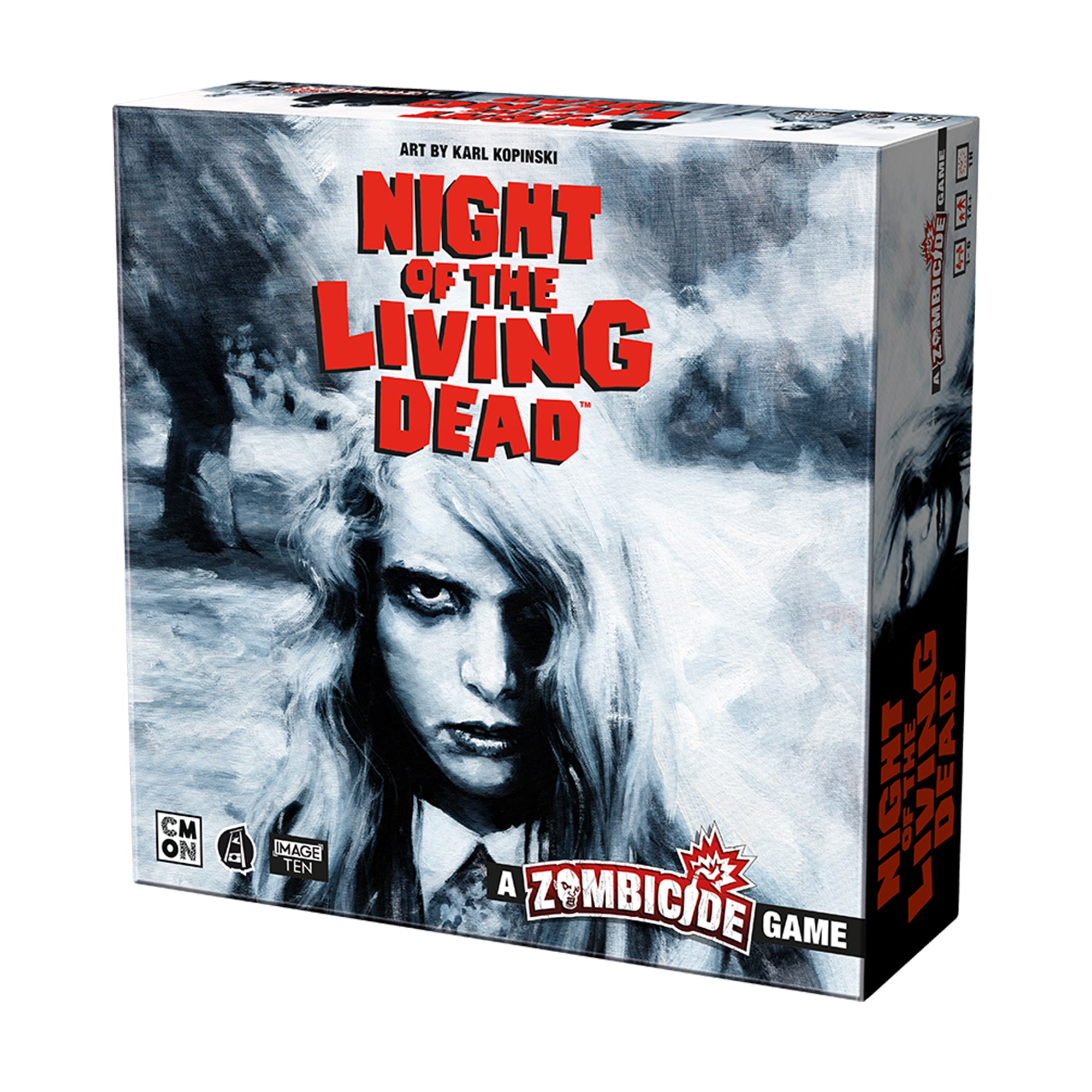 Zombicide: Night of the Living Dead Board Game - Cooperative Survival Horror Game for Adults & Teens | Perfect for Game Nights & Halloween Parties