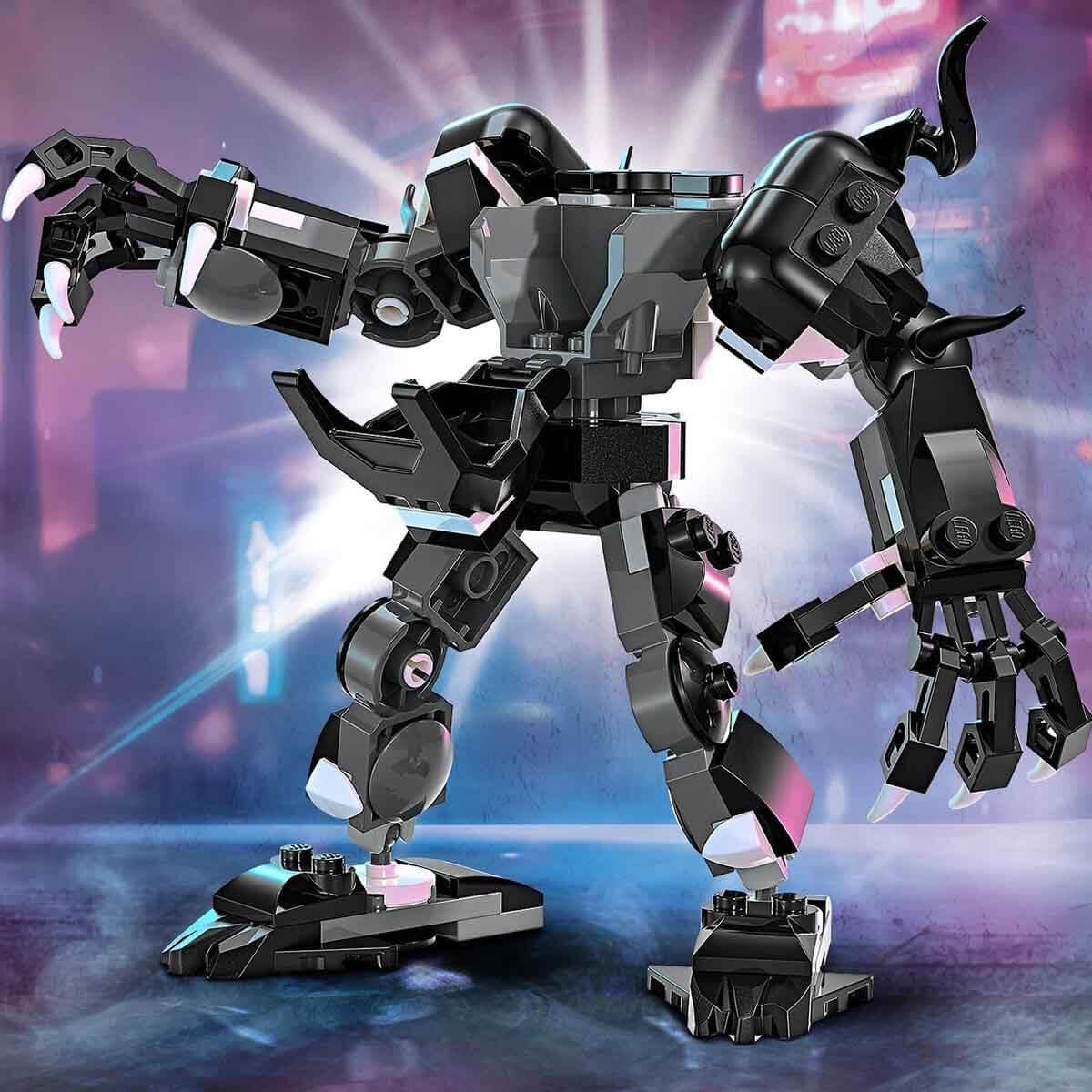 LEGO 76276 Marvel Venom Robot Armor vs Miles Morales Building Toy Set with Minifigures for Kids Ages 6+ - Perfect for Superhero Play, Birthday Gifts & Creative Construction Fun