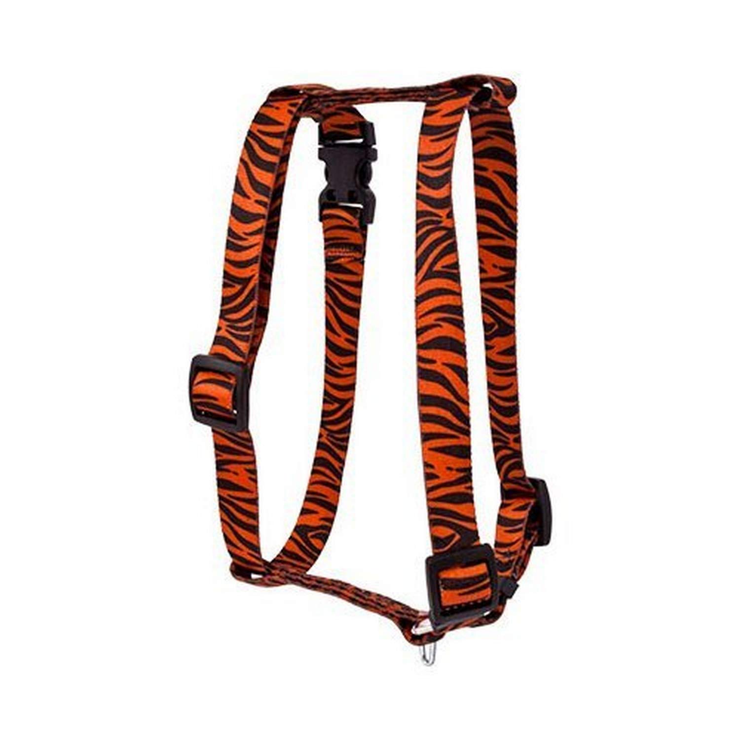 Yellow Dog Design Roman Harness for Large Dogs - X-Large Zebra Print with Rust Accents - Durable Pet Walking Gear for Training, Outdoor Adventures & Fashion Styling