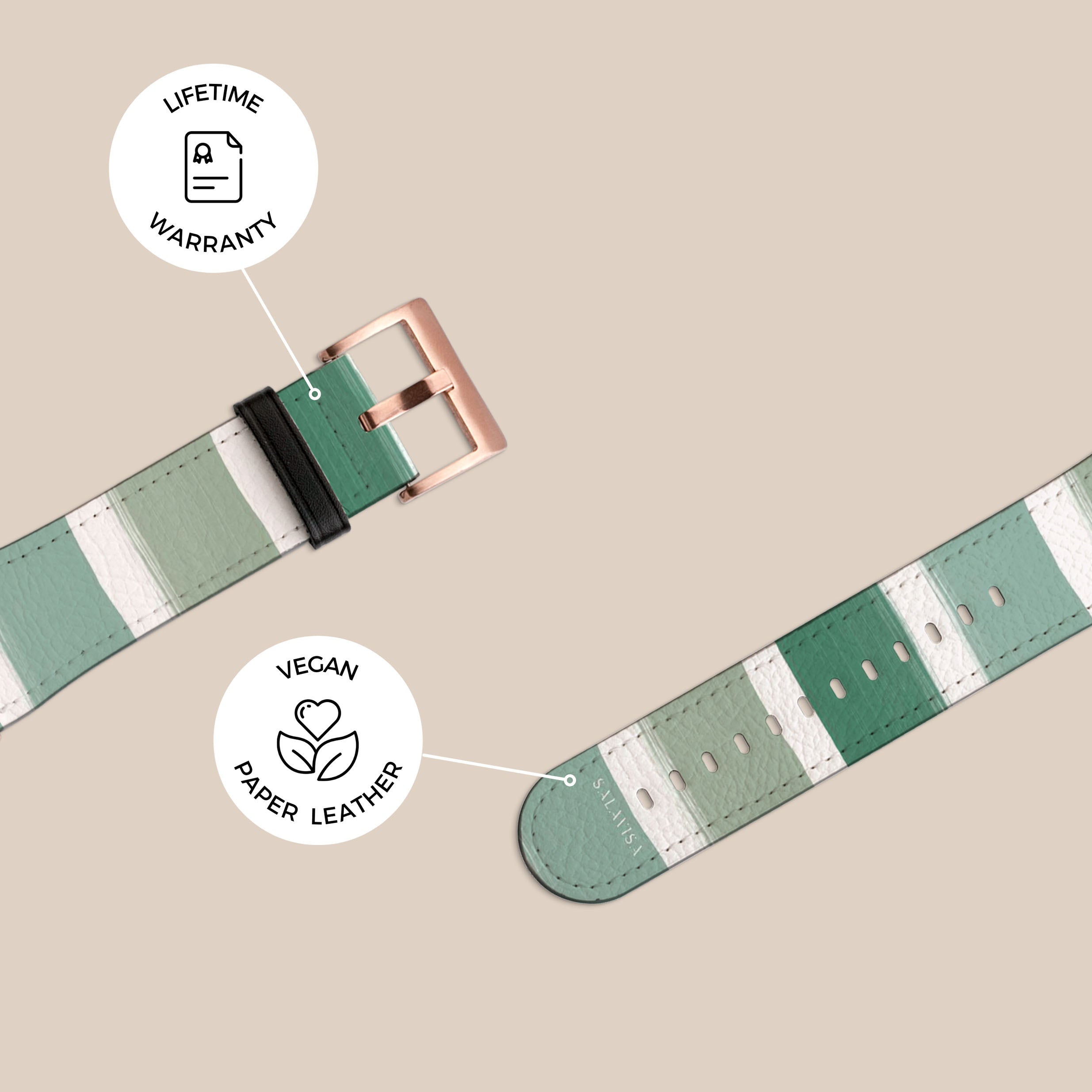 Premium Mint Green Galaxy Watch Band - Compatible with Samsung Galaxy Watch 4/5/6, Active 2, Gear S3 - Soft Silicone Strap for Comfort & Style - Perfect for Workouts, Running & Everyday Wear