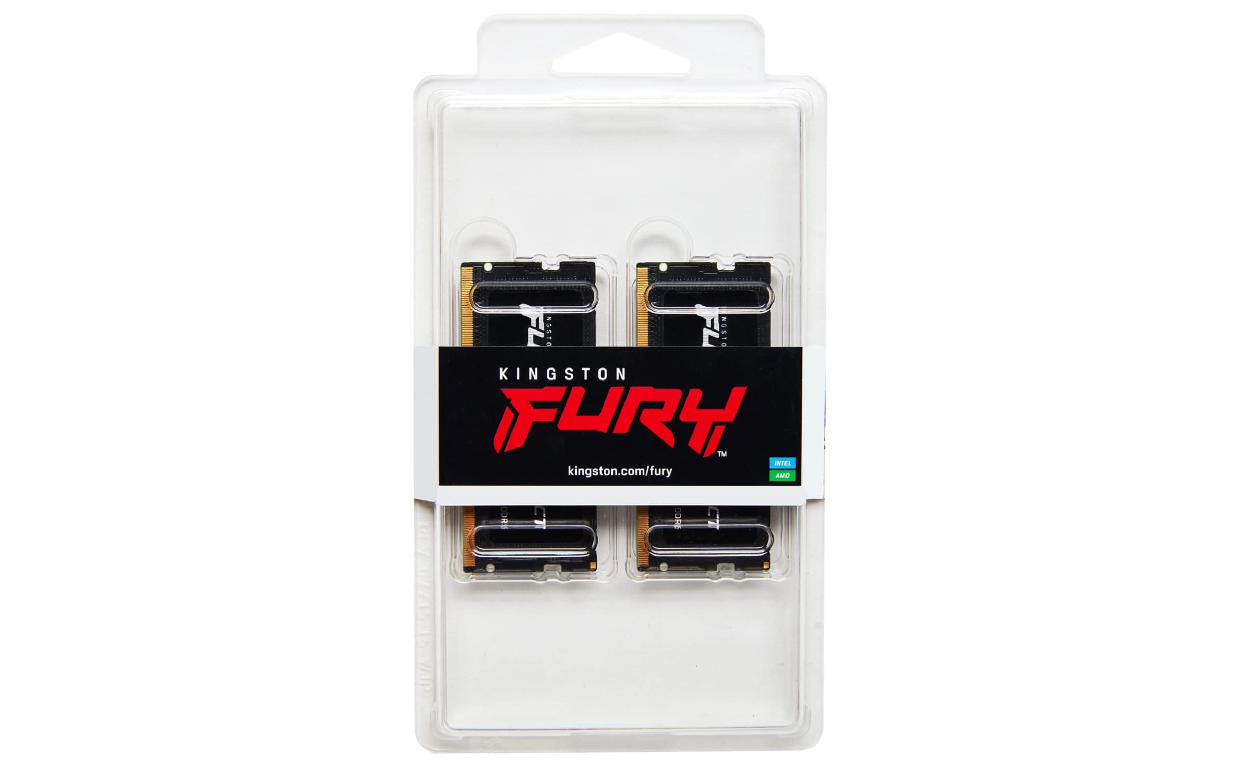 Kingston FURY Impact XMP 32GB 6000MT/s DDR5 CL38 SODIMM Laptop Memory Kit (2x16GB) - High-Speed Gaming RAM for Laptops | Perfect for Gaming, Content Creation & Multitasking