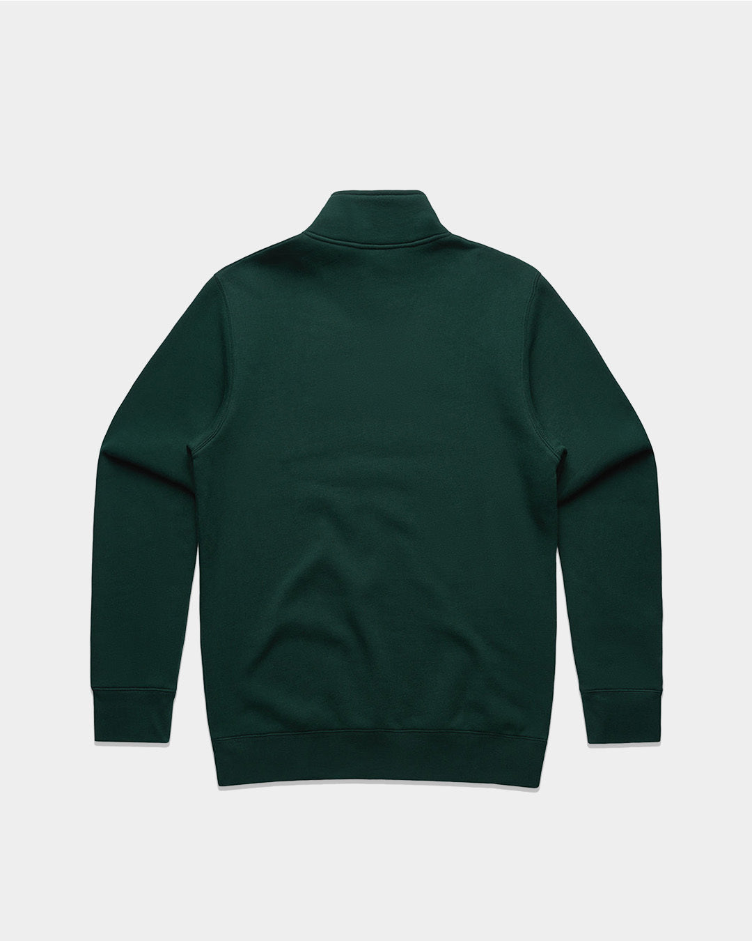 Essential Performance Quarter Zip Pullover - Pine Green Activewear for Men | Gym, Running & Outdoor Activities