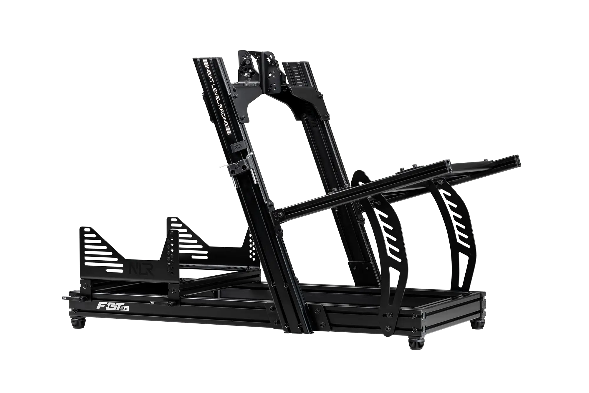 Next Level Racing F GT Elite Lite Side & Front Plate Edition - Adjustable Racing Cockpit for Sim Racing Enthusiasts | Perfect for PC, PS5, Xbox Series X | Home Gaming Setup & Professional Esports Training