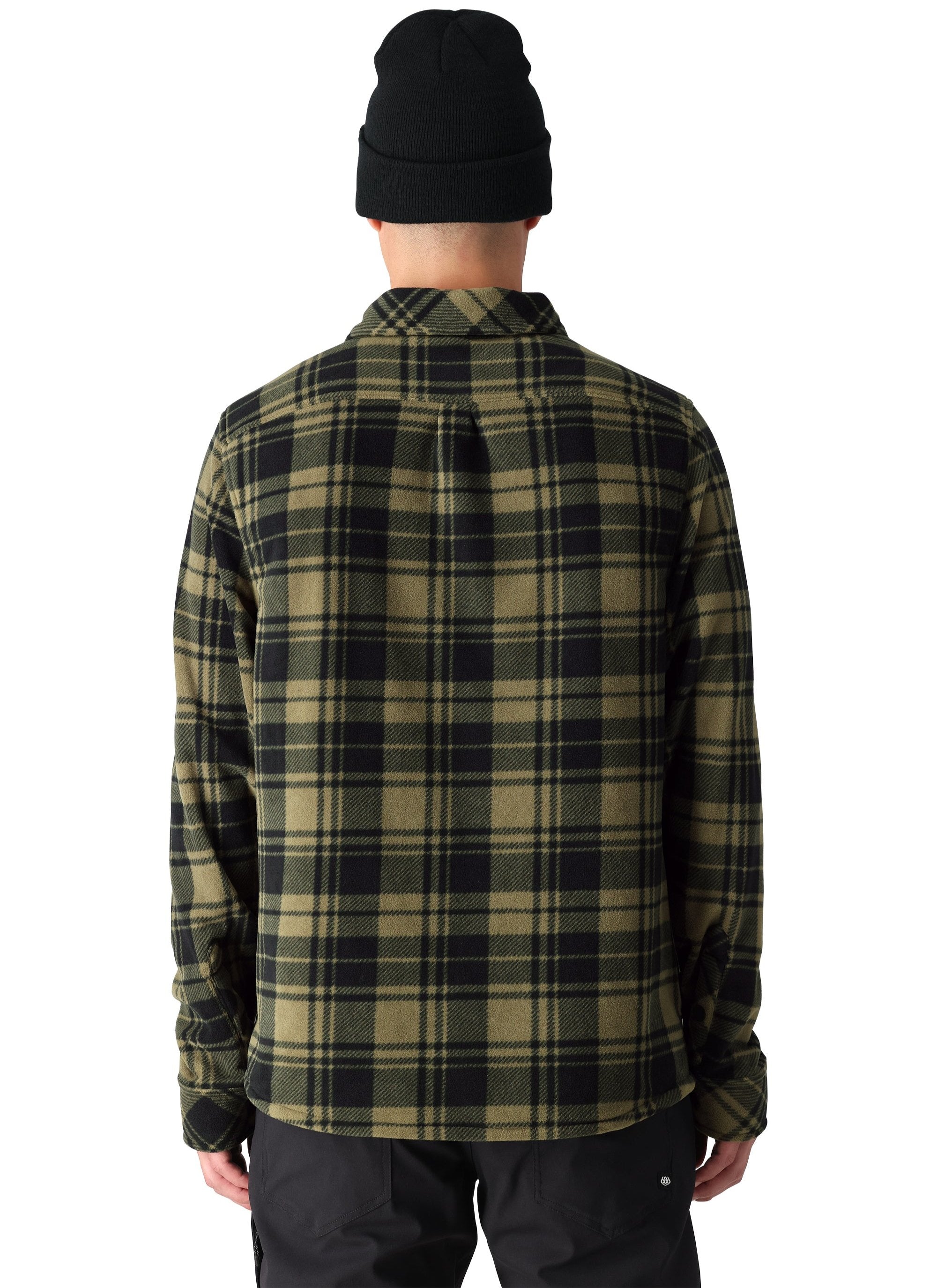 686 Men's Sierra Fleece Flannel Jacket - Warm Winter Outdoor Shirt for Hiking, Camping & Casual Wear (2025 Collection)