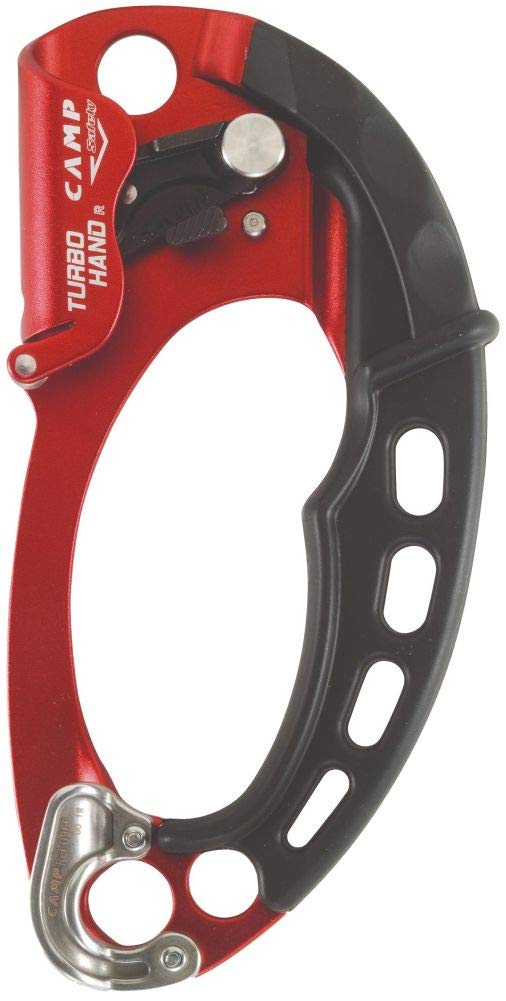 CAMP Turbohand Pro Ascender - Professional Climbing Gear for Rock Climbing, Mountaineering & Rescue Operations | Lightweight & Durable Hand Ascender for Rope Access