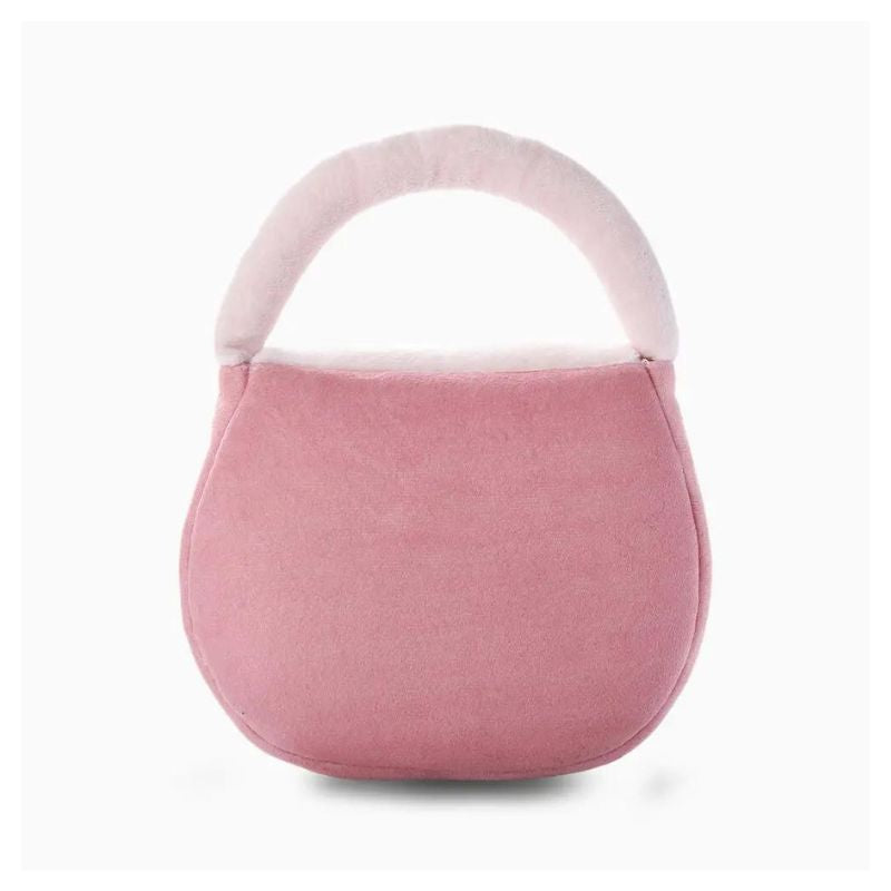 HugSmart My Little Purse Enrichment Toy for Dogs - Interactive Chew Toy with Treat Pockets for Small & Medium Breeds - Perfect for Teething, Boredom Relief & Training (Home & Travel Use)