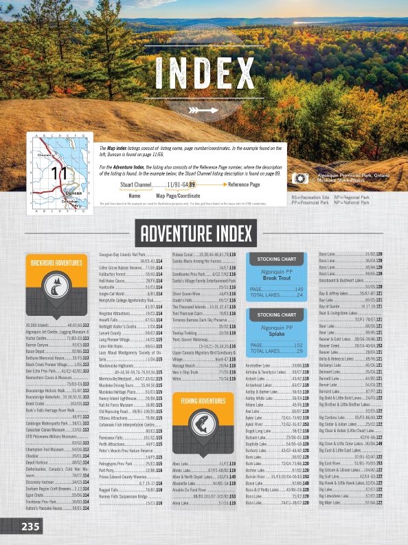 Backroad Mapbooks Cottage Country Ontario 7th Edition - Detailed Travel Maps for Outdoor Adventures, Hiking, and Camping in Ontario's Cottage Country