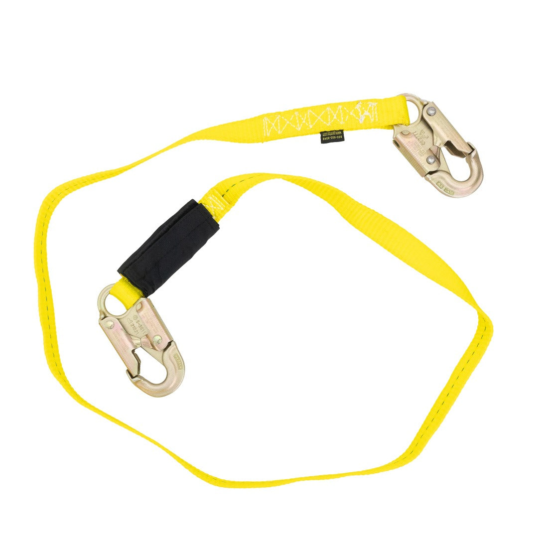 Premium Gemtor Web Lanyard with Secure Locking Snap Hooks - ID Badge Holder for Work, Events & Conferences (Black)
