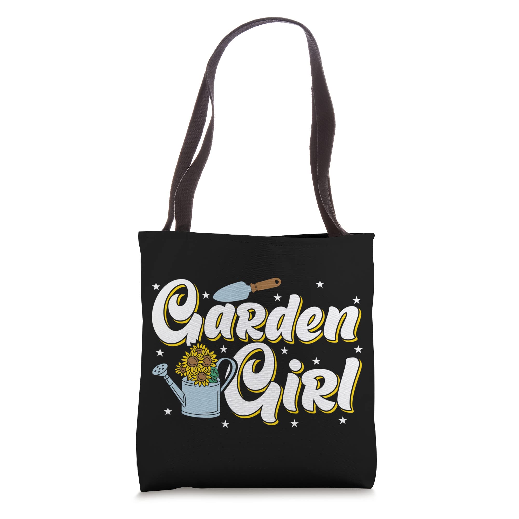 Stylish Garden Girl Tote Bag for Women - Durable Canvas Shopping Bag with Pockets - Perfect for Groceries, Beach, Work & Daily Use
