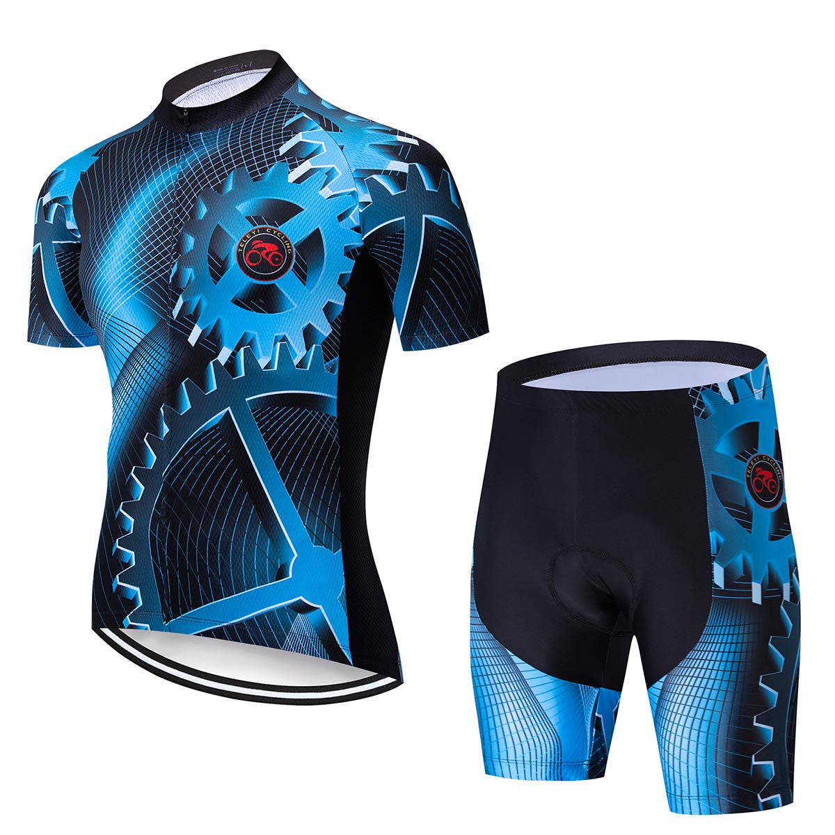 Men's Cycling Jersey Set - Breathable Quick-Dry Summer Bike Tops for Road & Mountain Biking | Perfect for Training, Racing & Outdoor Sports