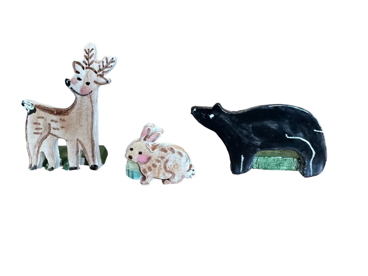 Thanksgiving Vignette Set of 3 - Fall Home Decor for Table Centerpiece, Mantel Display & Seasonal Shelf Staging