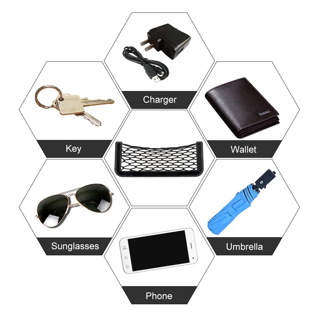 Universal Car Seat Gap Organizer - Phone & Small Items Storage Holder for Vehicles - Perfect for Keys, Wallets, and Accessories in Sedans, SUVs, and Trucks