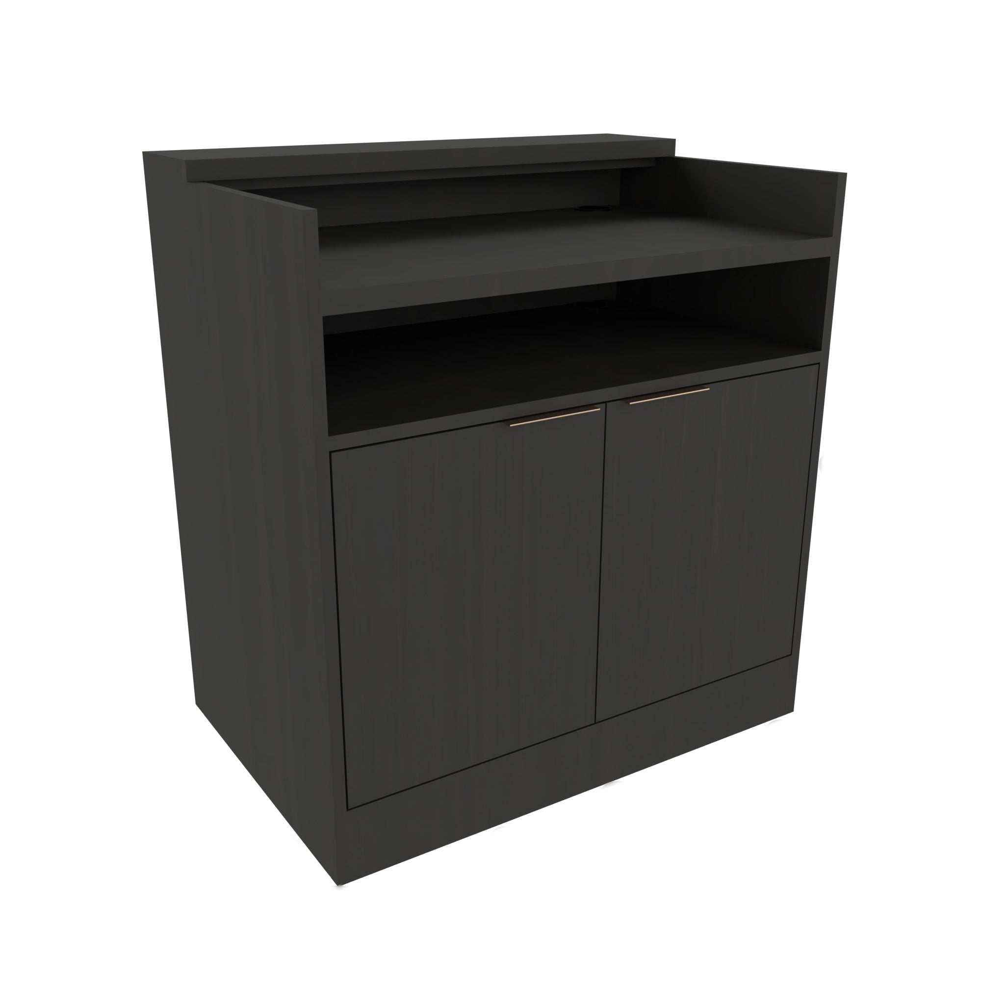 Modern Nico LED Accent Light Console Table - Stylish Entryway Sofa Table with USB Charging Ports - Perfect for Hallway, Living Room & Office Decor