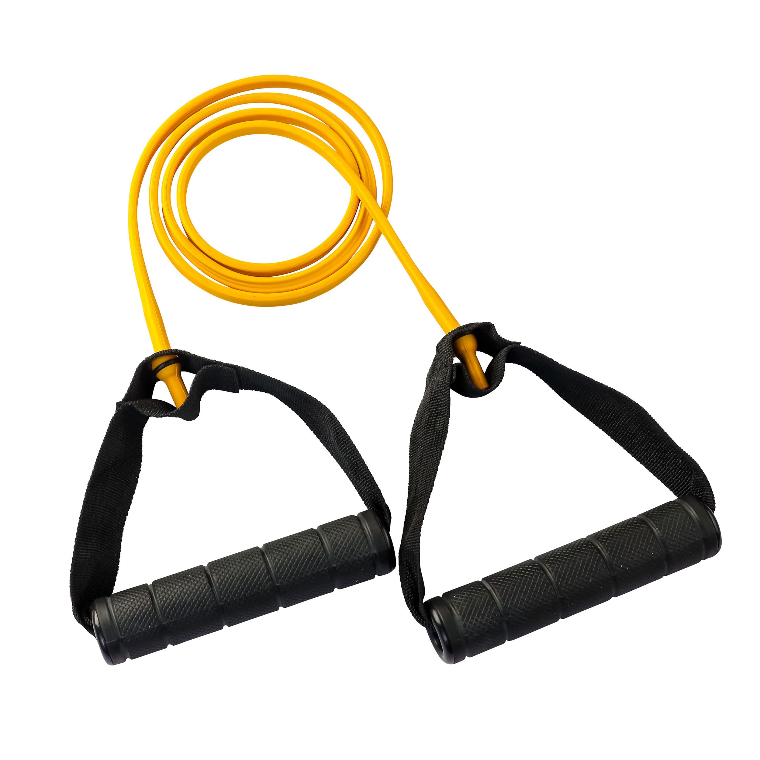 Body-Solid Medium Resistance Tube Bands for Workouts - Durable Exercise Bands with Comfort Grip Handles - Perfect for Home Gym, Beachbody Fitness, Strength Training & Physical Therapy