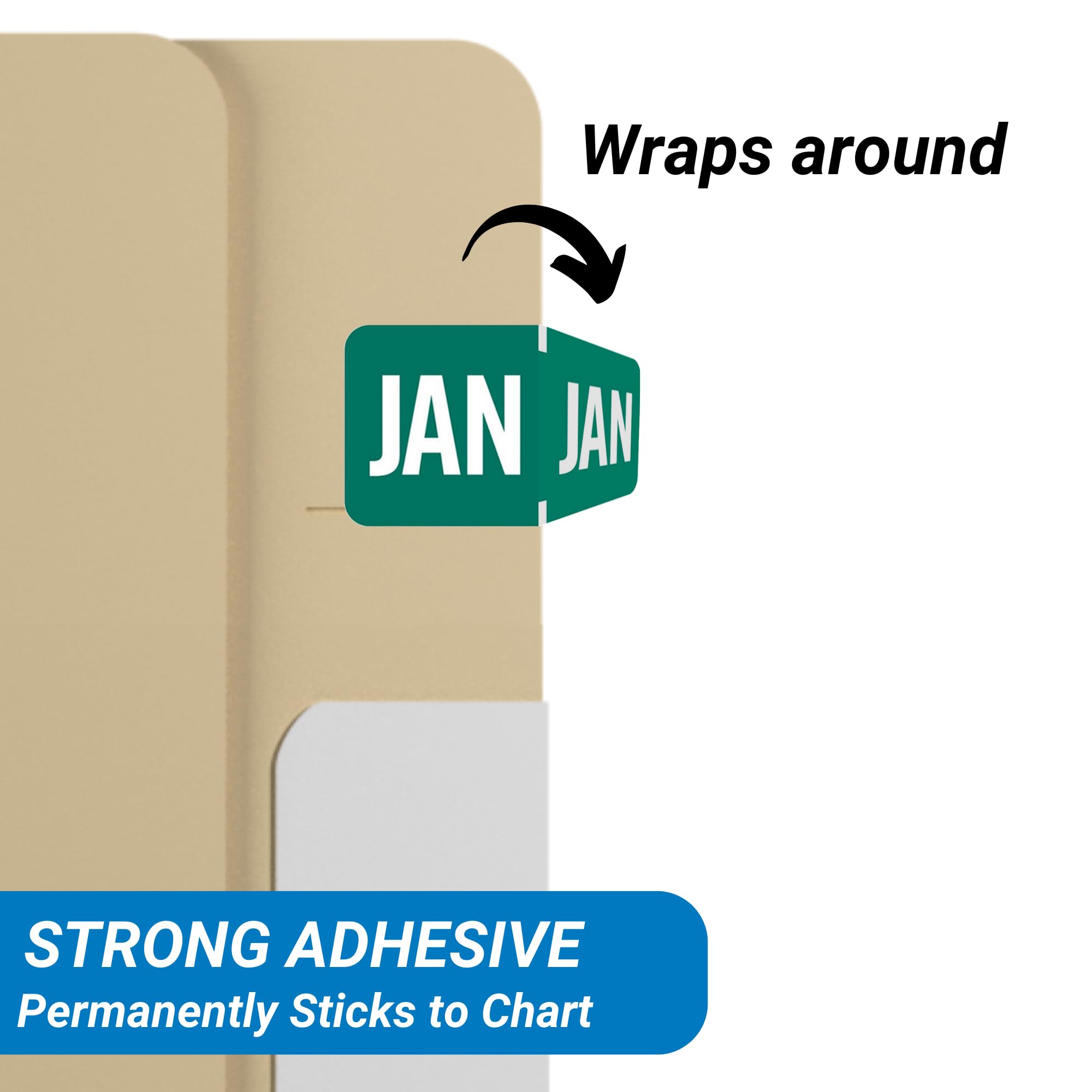 Doctor Stuff - Monthly File Folder Labels, January to December Complete Set, 1/2