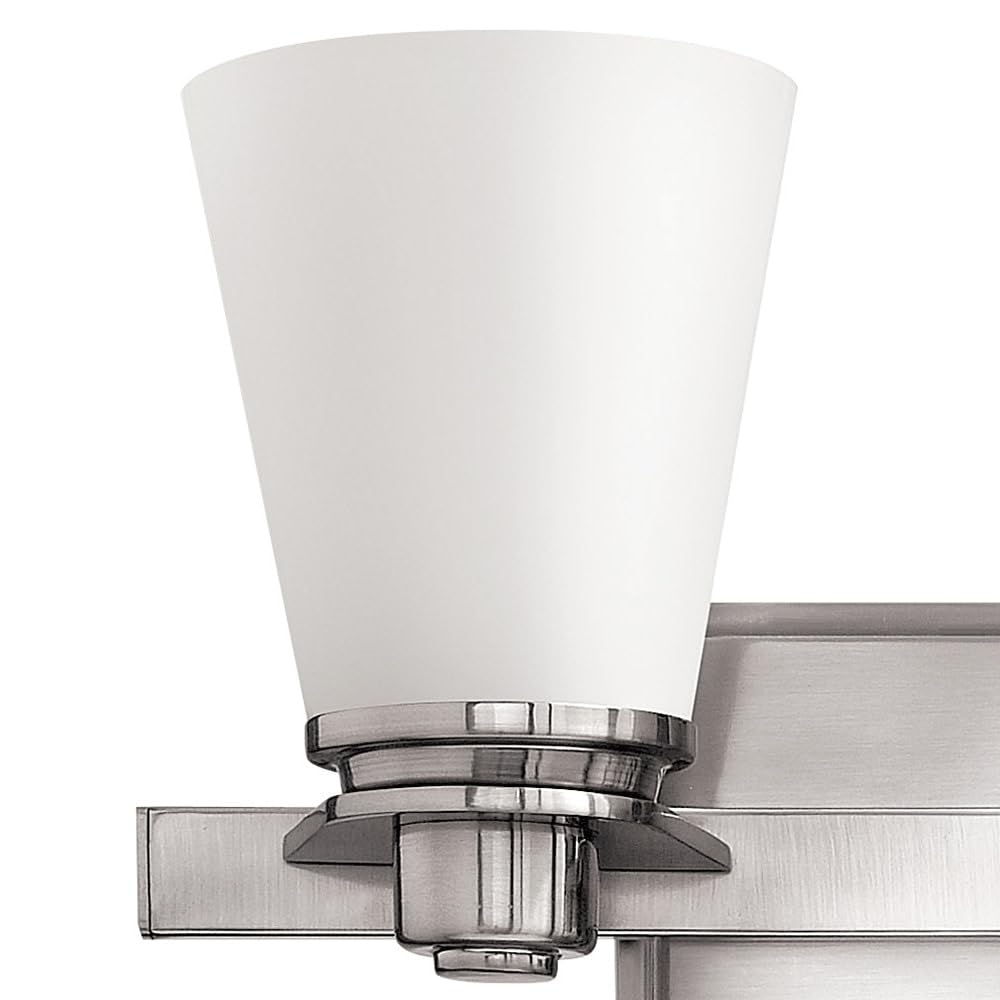 Hinkley Avon Collection Traditional Two-Light Bathroom Vanity Light Fixture in Brushed Nickel – Perfect for Modern and Classic Bathroom Decor