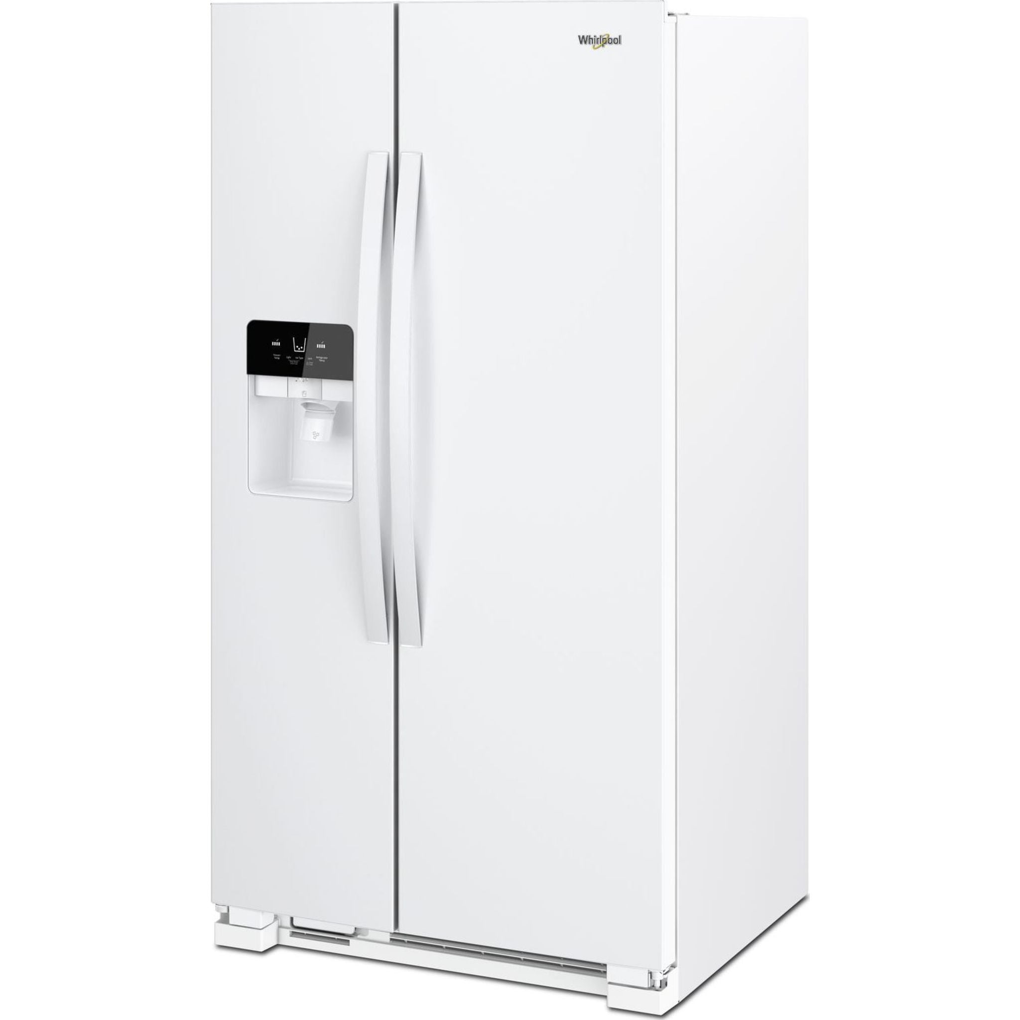 Whirlpool WRS321SDHW 36 Inch Side by Side Refrigerator in White - Energy Efficient, Spacious Design for Modern Kitchens & Large Families