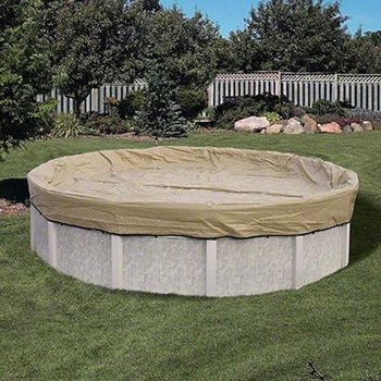 Hinspergers AK33R4 37-Foot Round Armor Kote Winter Pool Cover for 33-Foot Above Ground Pools - Heavy Duty Protection for Cold Weather & Snow