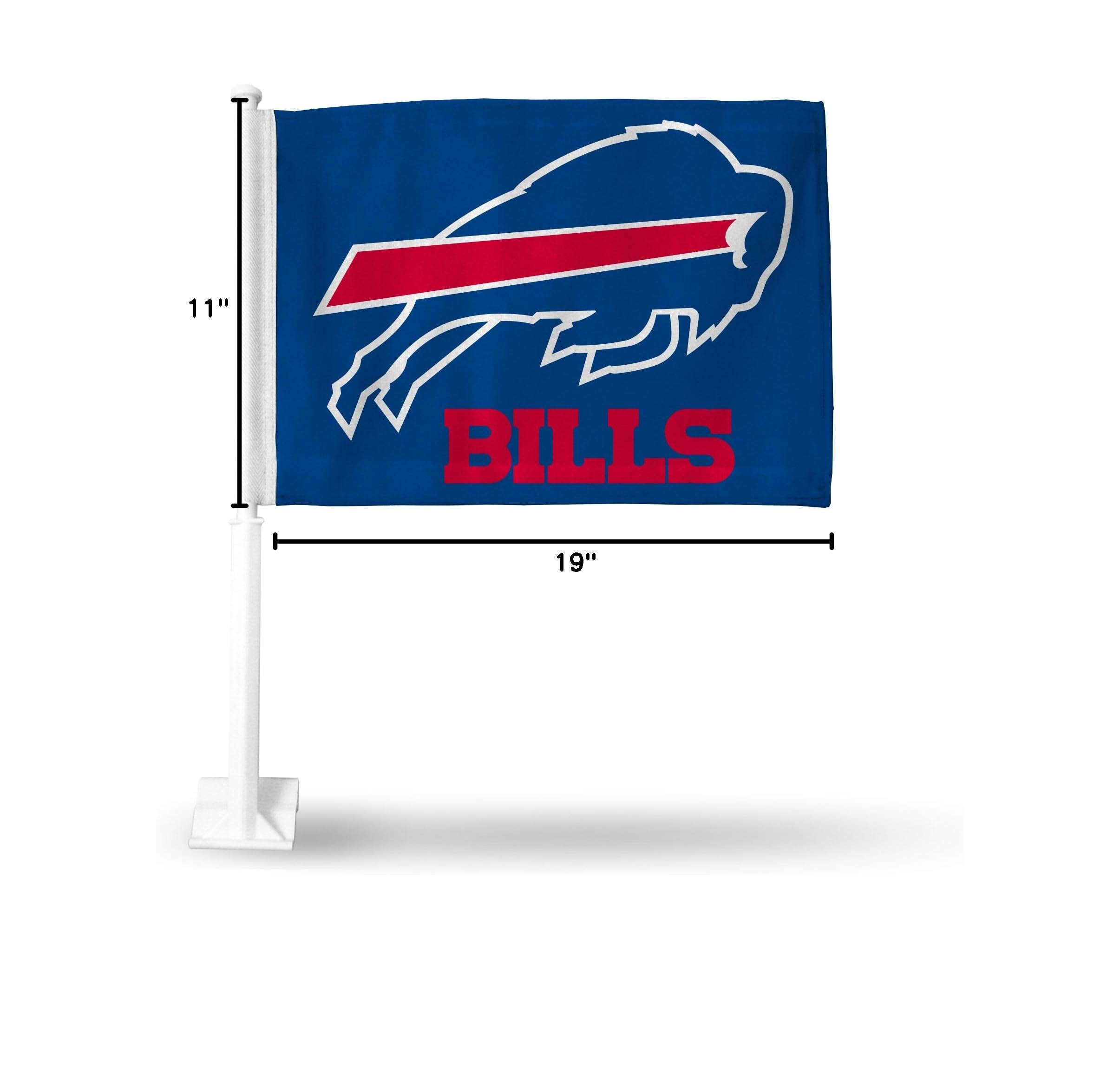 NFL Car Flag Double Sided - Premium Team Logo Car Accessory for Game Day, Tailgating & Road Trips - Officially Licensed NFL Merchandise